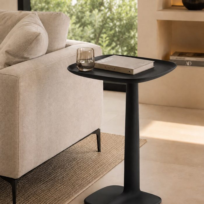 שולחן נשכן BRASS BLACK  33X33X61